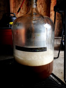 Fermenter filling up